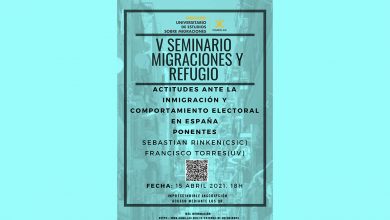 V Seminario Migraciones Y Refugio Con Las Intervenciones De Sebastian Rinken (iesa Csic) Y Alvaro Torres (uv)